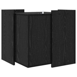 Katzenstreubox Schwarz Eiche 53x53x51cm