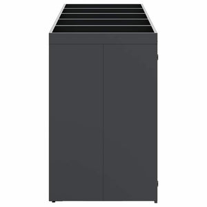 vidaXL Wheelie Bin Shed for 5 Bins Anthracite