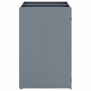 Mülltonnenbox für 2 Tonnen, Hellgrau
