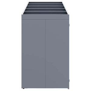 Mülltonnenbox für 5 Tonnen, Hellgrau