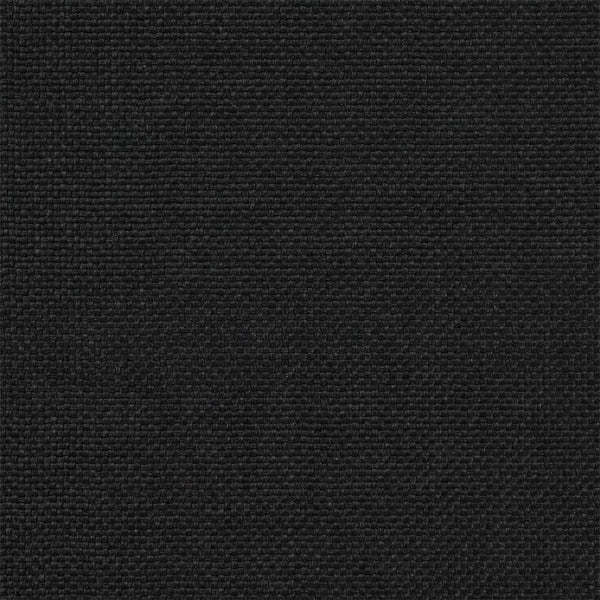 Schwarzes Bettgestell mit Kopfteil 75x190 cm