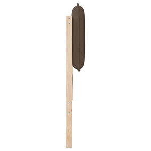 Gepolstertes Kopfteil 120 cm Hellgrau