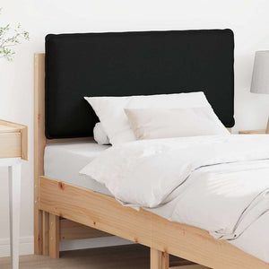 Gepolstertes Kopfteil 100 cm, Natur & Schwarz