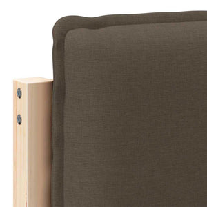 Gepolstertes Kopfteil 80 cm Hellgrau
