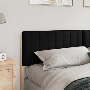 Gepolstertes Kopfteil Braun & Schwarz 200 cm