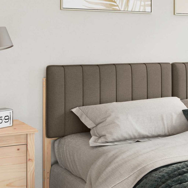 Gepolstertes Kopfteil Braun/Taupe 180 cm