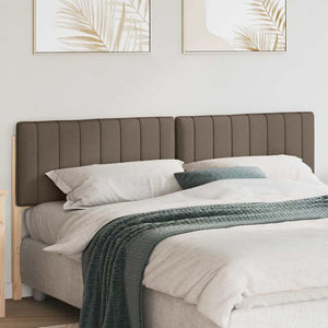 Gepolstertes Kopfteil Braun/Taupe 180 cm