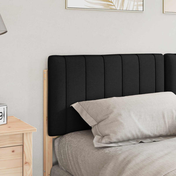 Gepolstertes Kopfteil Braun/Schwarz 160 cm