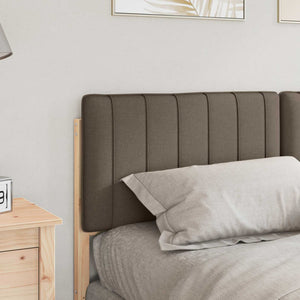 Gepolstertes Kopfteil Braun/Taupe 160 cm