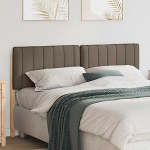 Gepolstertes Kopfteil Braun/Taupe 160 cm