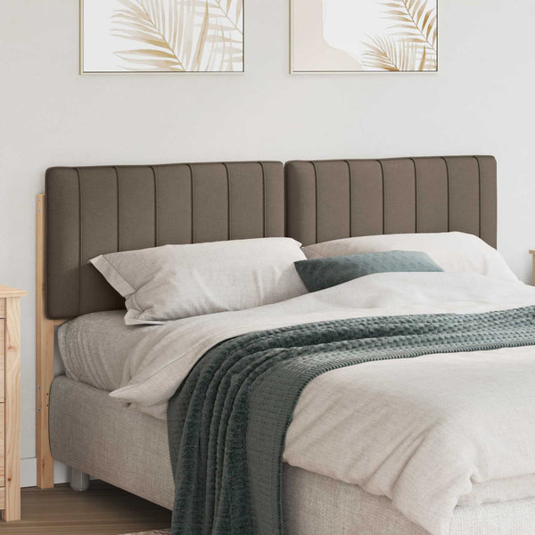 Gepolstertes Kopfteil Braun/Taupe 160 cm
