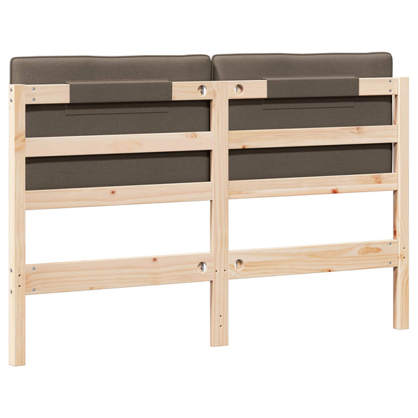 Gepolstertes Kopfteil Braun/Taupe 160 cm