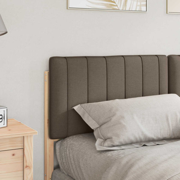Gepolstertes Kopfteil Braun/Taupe 150cm