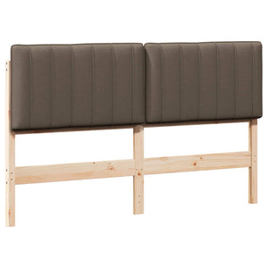 Gepolstertes Kopfteil Braun/Taupe 150cm