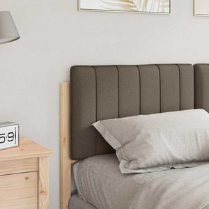 Gepolstertes Kopfteil Braun/Taupe 140 cm