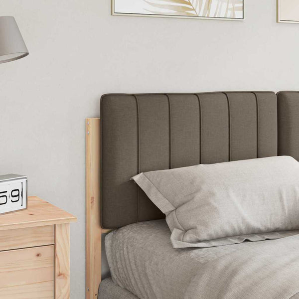 Gepolstertes Kopfteil Braun/Taupe 140 cm