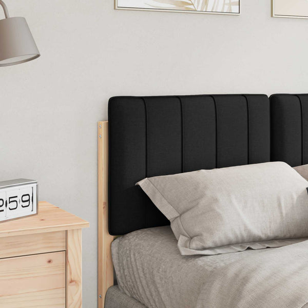 Gepolstertes Kopfteil Braun/Schwarz 120 cm