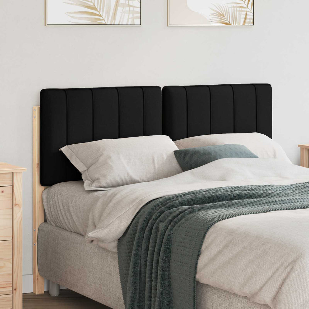 Gepolstertes Kopfteil Braun/Schwarz 120 cm