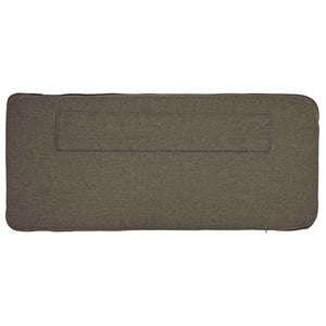 Gepolstertes Kopfteil Braun/Taupe 120 cm