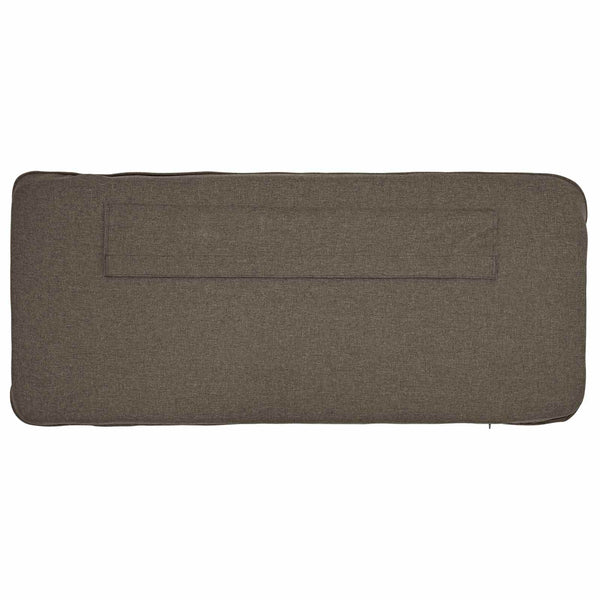 Gepolstertes Kopfteil Braun/Taupe 120 cm
