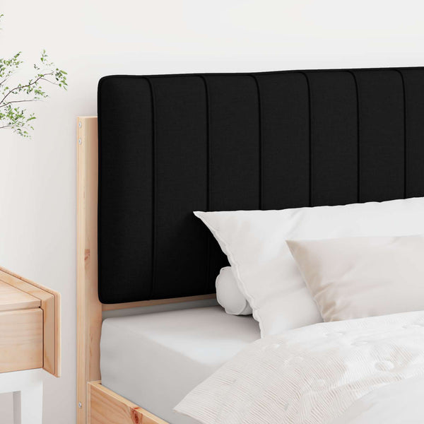 Gepolstertes Kopfteil Braun & Schwarz 100cm