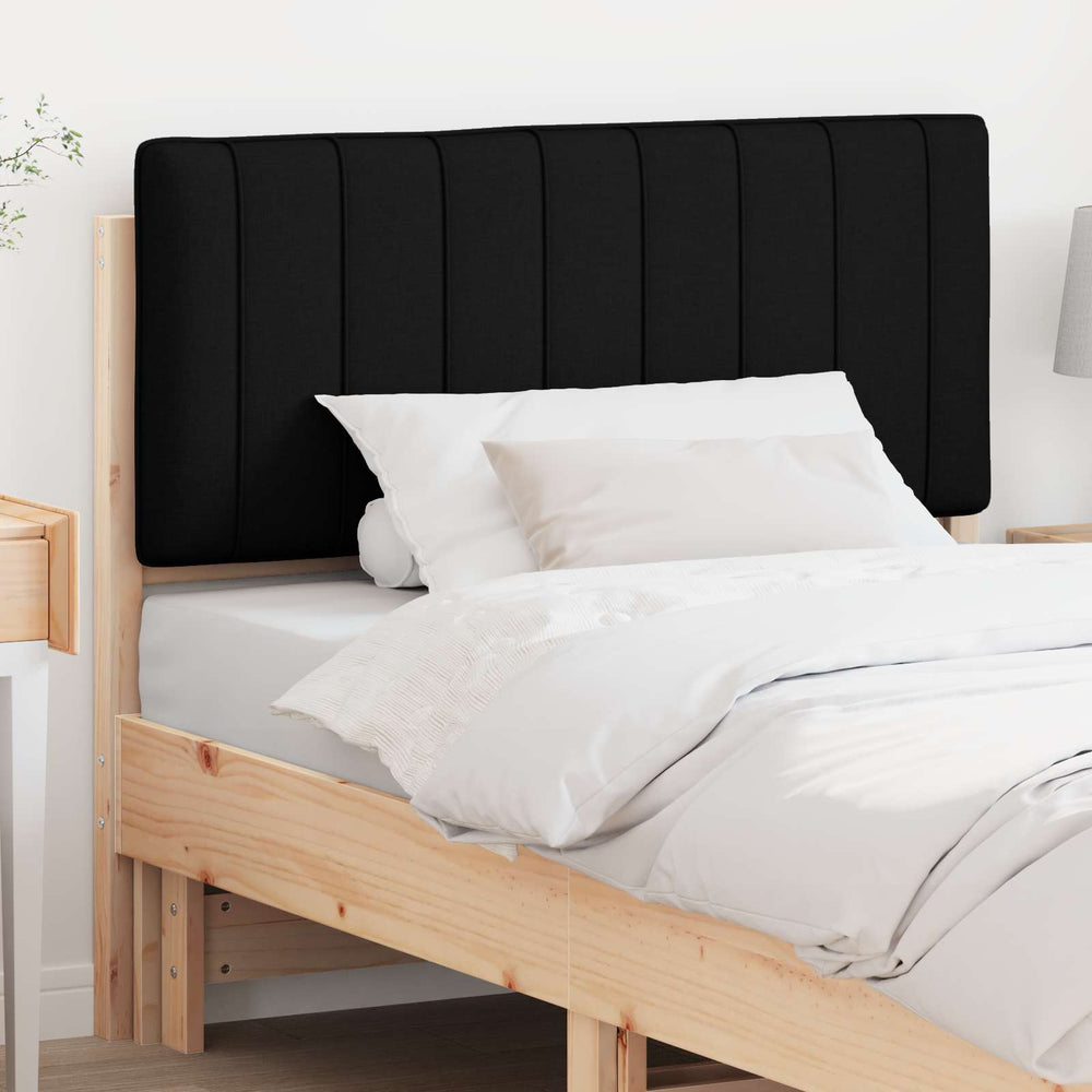 Gepolstertes Kopfteil Braun & Schwarz 100cm