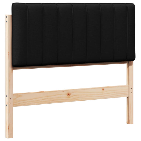 Gepolstertes Kopfteil Braun & Schwarz 100cm