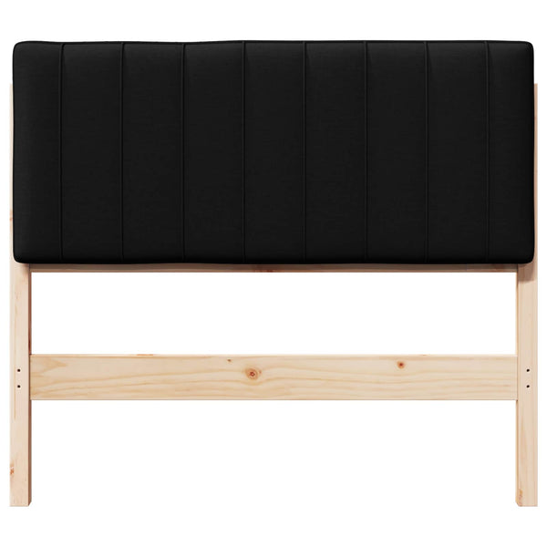 Gepolstertes Kopfteil Braun & Schwarz 100cm