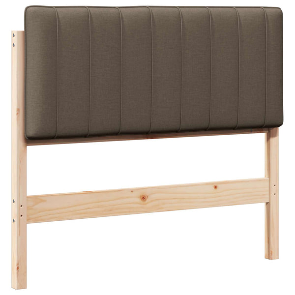 Gepolstertes Kopfteil Braun/Taupe 100cm