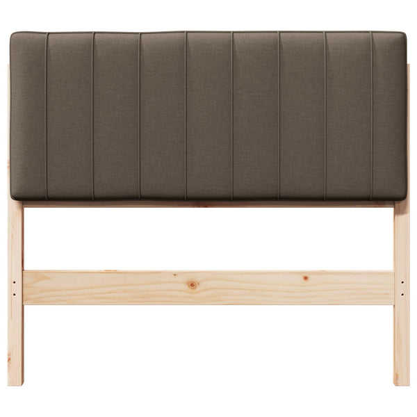 Gepolstertes Kopfteil Braun/Taupe 100cm