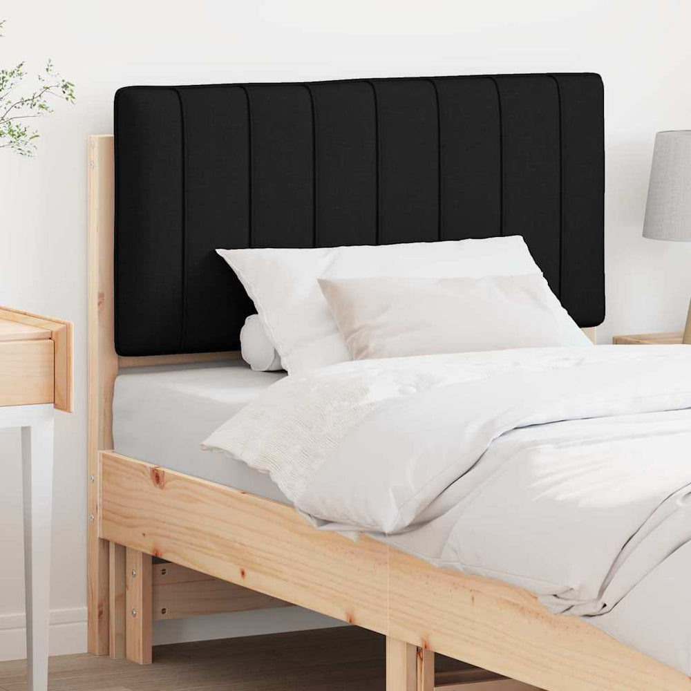 Gepolstertes Kopfteil Braun/Schwarz 90 cm