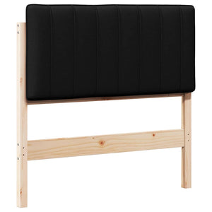 Gepolstertes Kopfteil Braun/Schwarz 90 cm