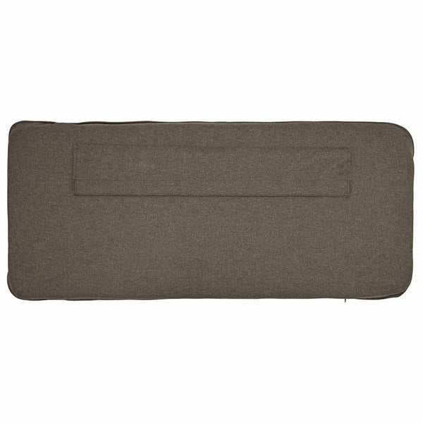 Gepolstertes Kopfteil Braun/Taupe 90 cm