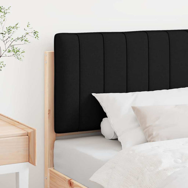 Gepolstertes Kopfteil Braun/Schwarz 80cm
