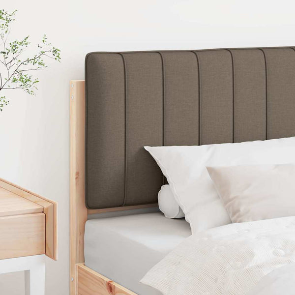 Gepolstertes Kopfteil Braun/Taupe 80cm
