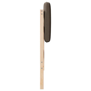 Gepolstertes Kopfteil Braun/Taupe 80cm