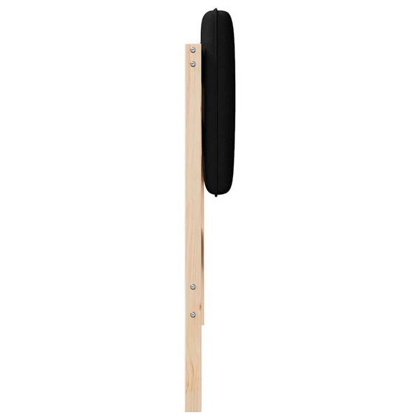 Gepolstertes Kopfteil Braun/Schwarz 75cm