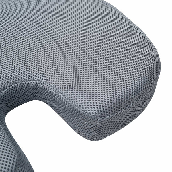 Graues Sitzkissen Viscoschaum 47x37 cm