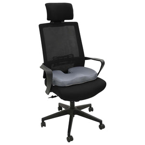Graues Sitzkissen Viscoschaum 47x37 cm