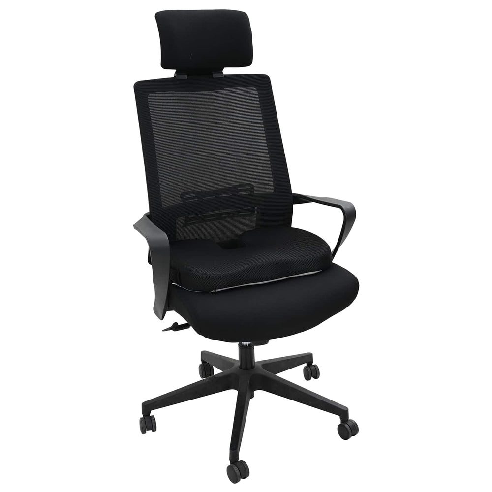 Schwarzes Sitzkissen Viscoschaum 47x36,5 cm