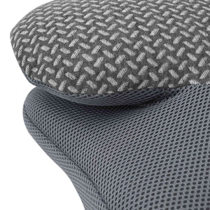 Nackenkissen Grau Viscoschaum 58x36 cm