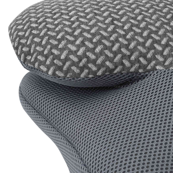 Nackenkissen Grau Viscoschaum 58x36 cm