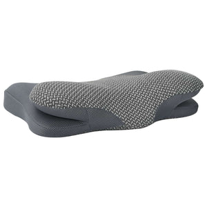 Nackenkissen Grau Viscoschaum 58x36 cm