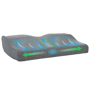 Nackenkissen Grau 60x34 cm