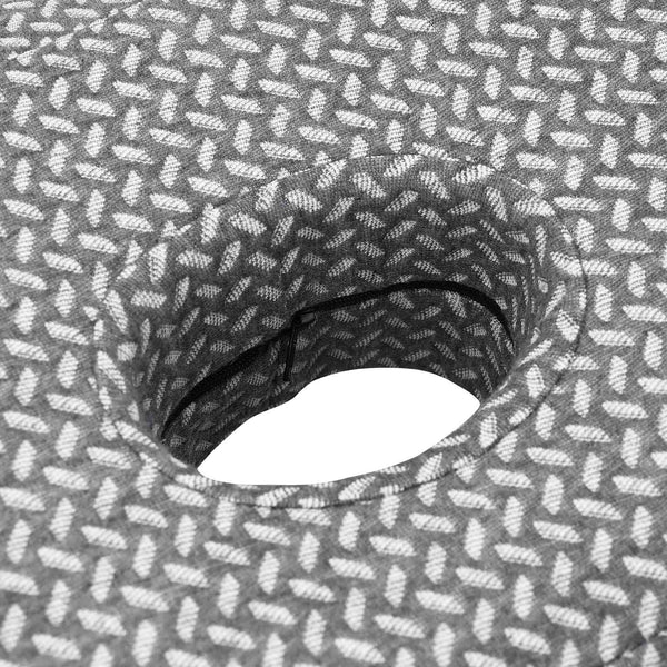 Nackenstützkissen Grau Viscoschaum 53x34,5 cm