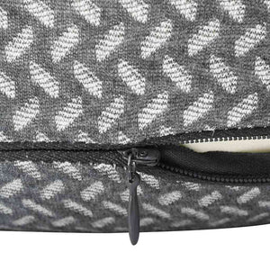 Reise Nackenkissen Grau Polyester 30x28x14cm