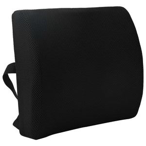 Rückenkissen Schwarz Viscoschaum 35,5x30x12 cm