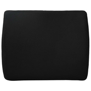 Rückenkissen Schwarz Viscoschaum 35,5x30x12 cm