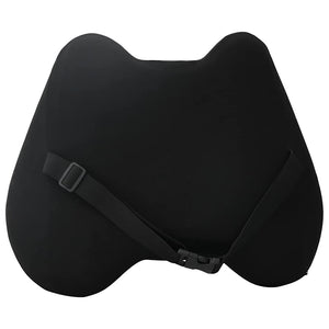 Rückenkissen Viscoschaum Schwarz 40x32x13cm