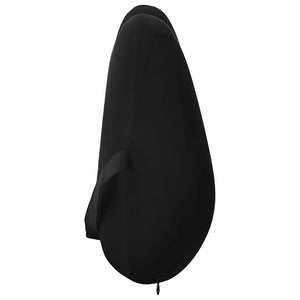 Rückenkissen Viscoschaum Schwarz 40x32x13cm